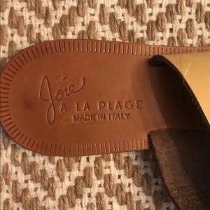 Joie mustard color leather sandal size 39